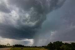 13 maggio 2019 severe thunderstorm supercell near Chandler Oklahoma Tornado Tour StormWind