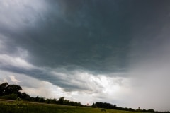 13 maggio 2019 severe thunderstorm supercell near Chandler Oklahoma Tornado Tour StormWind