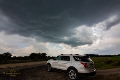 13 maggio 2019 severe thunderstorm supercell near Chandler Oklahoma Tornado Tour StormWind