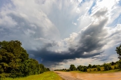 13 maggio 2019 severe thunderstorm supercell near Chandler Oklahoma Tornado Tour StormWind