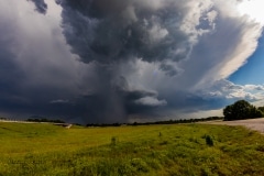 13 maggio 2019 severe thunderstorm supercell near Chandler Oklahoma Tornado Tour StormWind