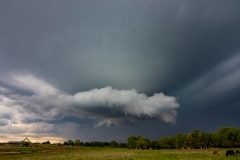 13 maggio 2019 severe thunderstorm supercell near Chandler Oklahoma Tornado Tour StormWind