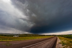 17 maggio 2019 tornado warned severe thunderstorm supercell near Fort Stockton Texas Tornado Tour StormWind