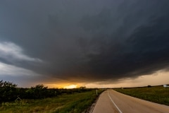 17 maggio 2019 tornado warned severe thunderstorm supercell near Fort Stockton Texas Tornado Tour StormWind