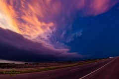 17 maggio 2019 tornado warned severe thunderstorm supercell near Fort Stockton Texas Tornado Tour StormWind