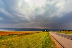 20 maggio 2019 severe thunderstorm supercell near Memphis Texas Tornado Tour StormWind