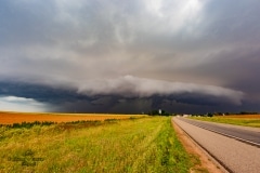 20 maggio 2019 severe thunderstorm supercell near Memphis Texas Tornado Tour StormWind