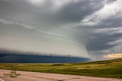 June 6 2020 Faith South Dakota Supercell and shelf cloud - Tornado Tour StormWind