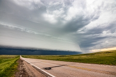 June 6 2020 Faith South Dakota Supercell and shelf cloud - Tornado Tour StormWind