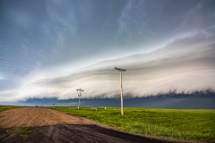 June 6 2020 Faith South Dakota Supercell and shelf cloud - Tornado Tour StormWind