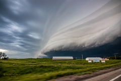 June 6 2020 Faith South Dakota Supercell and shelf cloud - Tornado Tour StormWind