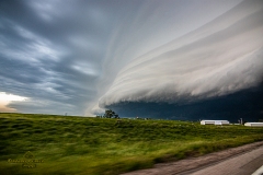 June 6 2020 Faith South Dakota Supercell and shelf cloud - Tornado Tour StormWind