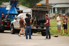 Storm chasers DOW Radar Doppler on Wheels