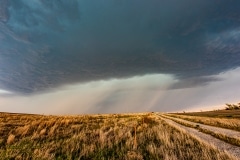 April 21 2020 Tornado warned severe thunderstorm supercell south of Canadian Texas - Tornado Tour StormWind