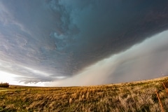 April 21 2020 Tornado warned severe thunderstorm supercell south of Canadian Texas - Tornado Tour StormWind