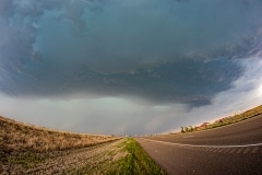 April 21 2020 Tornado warned severe thunderstorm supercell south of Canadian Texas - Tornado Tour StormWind