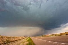 April 21 2020 Tornado warned severe thunderstorm supercell south of Canadian Texas - Tornado Tour StormWind