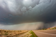 April 21 2020 Tornado warned severe thunderstorm supercell south of Canadian Texas - Tornado Tour StormWind