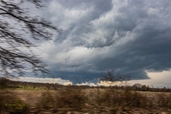 March 18 2020 severe thunderstorm supercell near Cross Plains Texas Tornado Tour StormWind