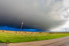 March 19 2020 severe thunderstorm supercell near Davidson Oklahoma Tornado Tour StormWind