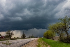 March 19 2020 severe thunderstorm supercell near Cresson Texas Tornado Tour StormWind