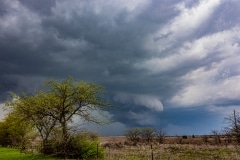 March 19 2020 severe thunderstorm supercell near Cresson Texas Tornado Tour StormWind