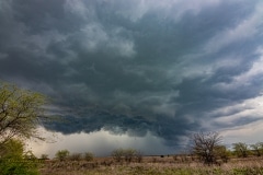 March 19 2020 severe thunderstorm supercell near Cresson Texas Tornado Tour StormWind