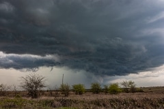 March 19 2020 severe thunderstorm supercell near Cresson Texas Tornado Tour StormWind