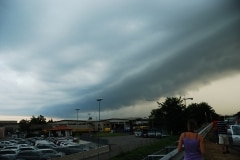 Shelf cloud vicino Milano 24 Agosto 2010